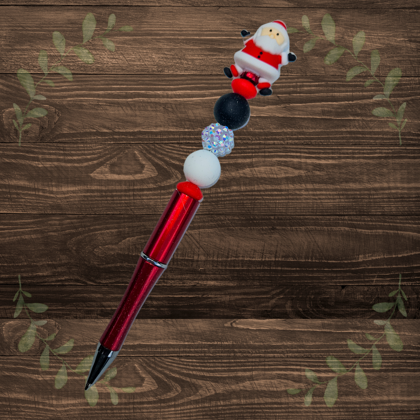 Santa Beaded Pen