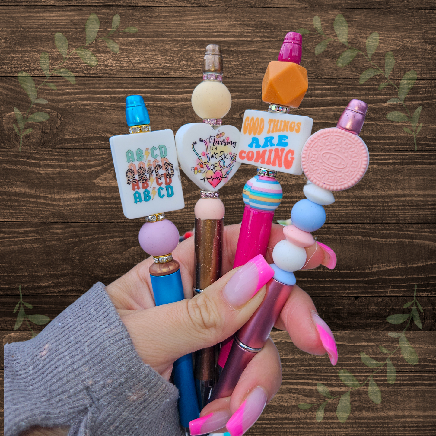 ABCD Teacher Beaded Pen