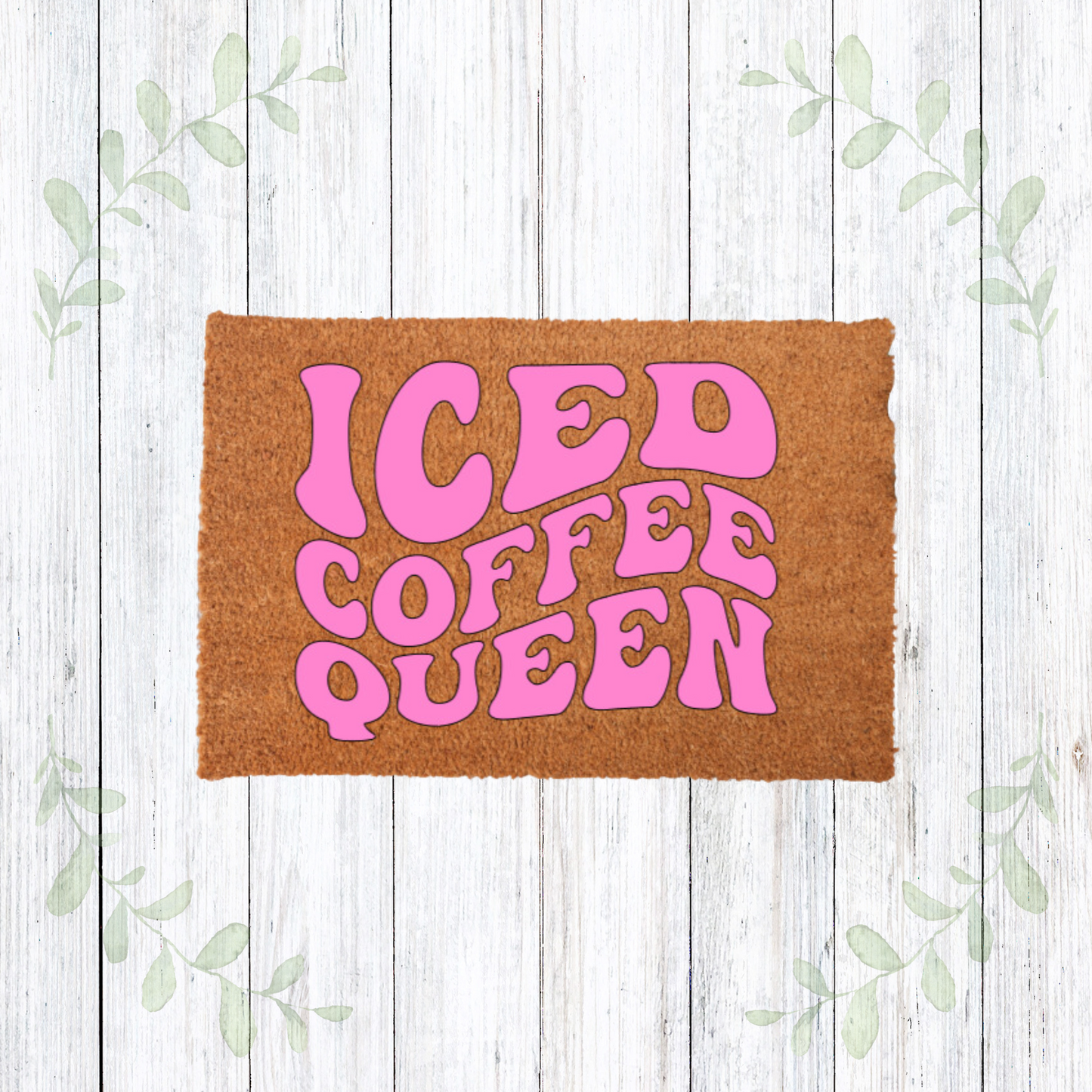 Iced Coffee Queen Doormat Collection