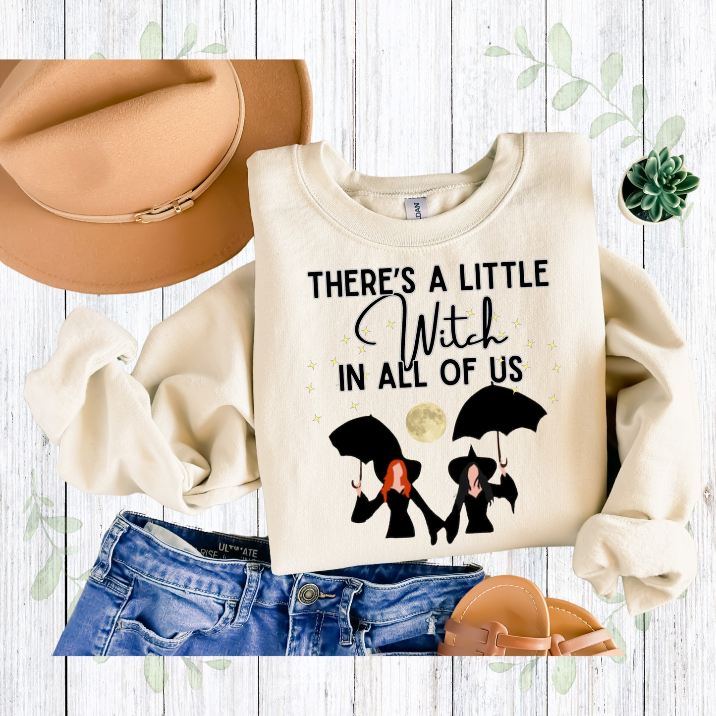 Little Witch Halloween Sweatshirt