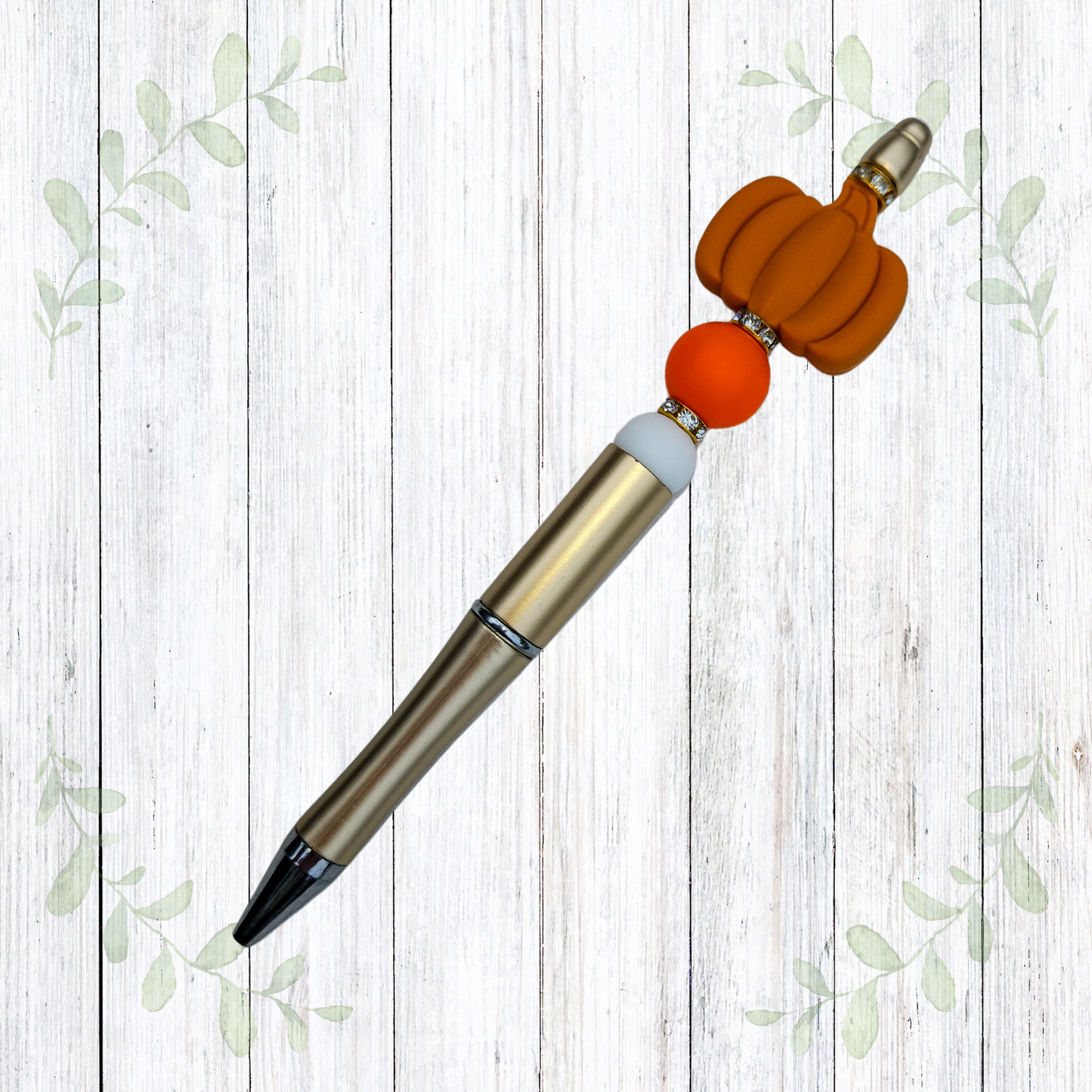 Pumpkin Beaded Pen