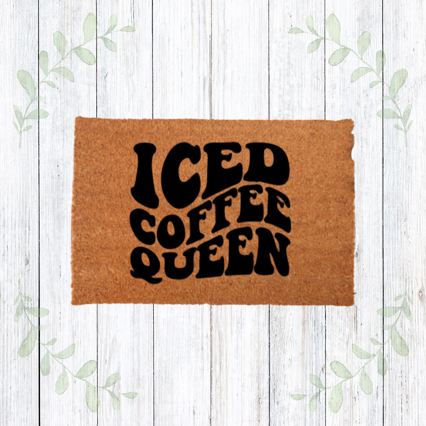Iced Coffee Queen Doormat Collection