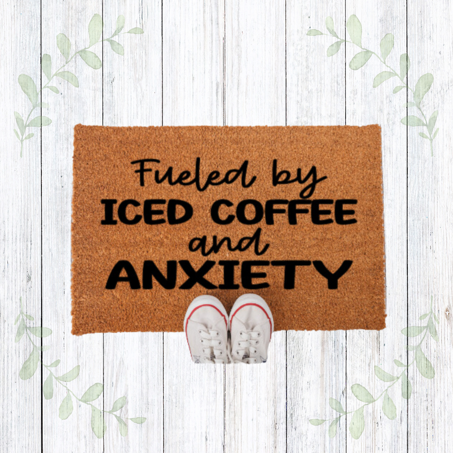 Iced Coffee & Anxiety Doormat Collection