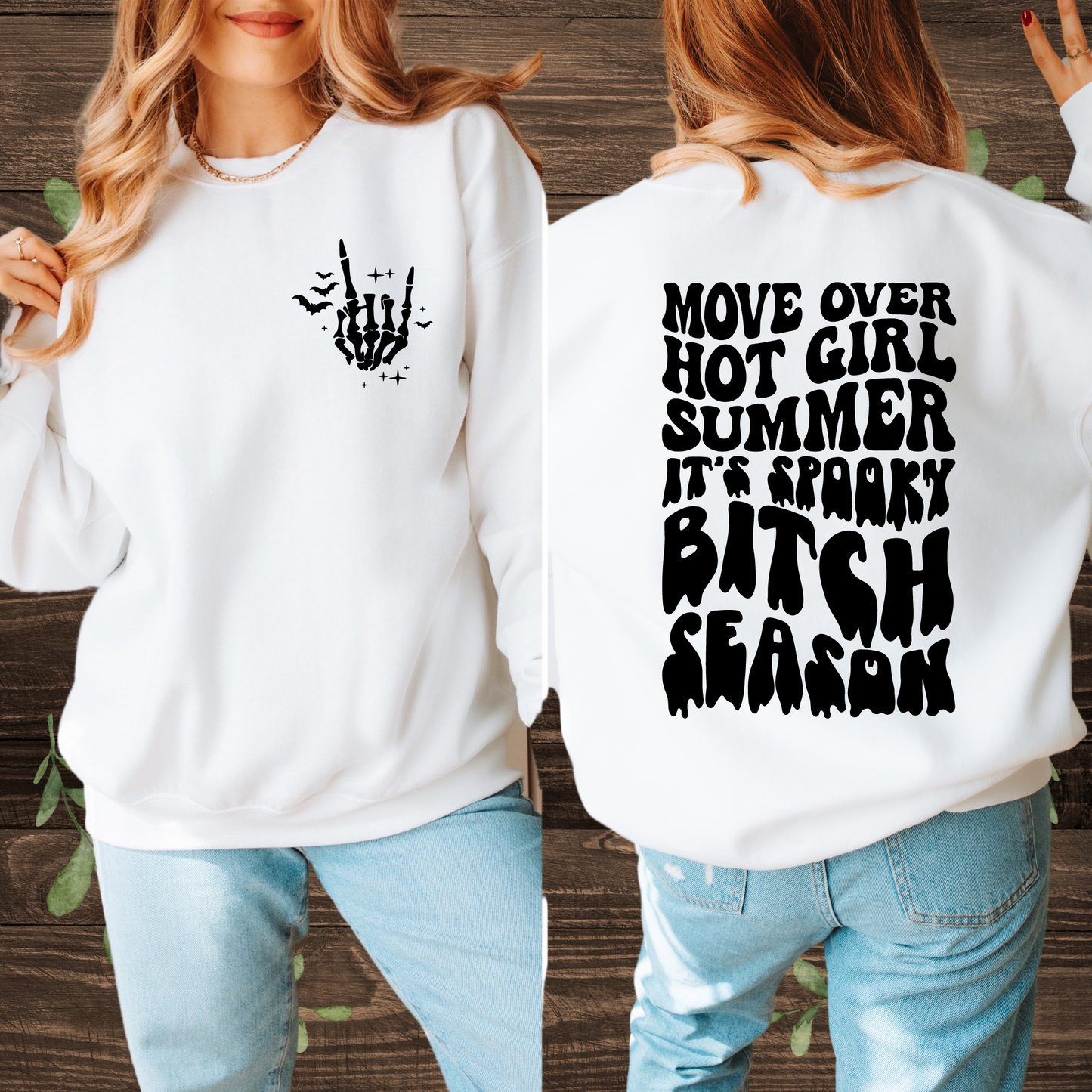 Spooky Girl Season Halloween Sweatshirt