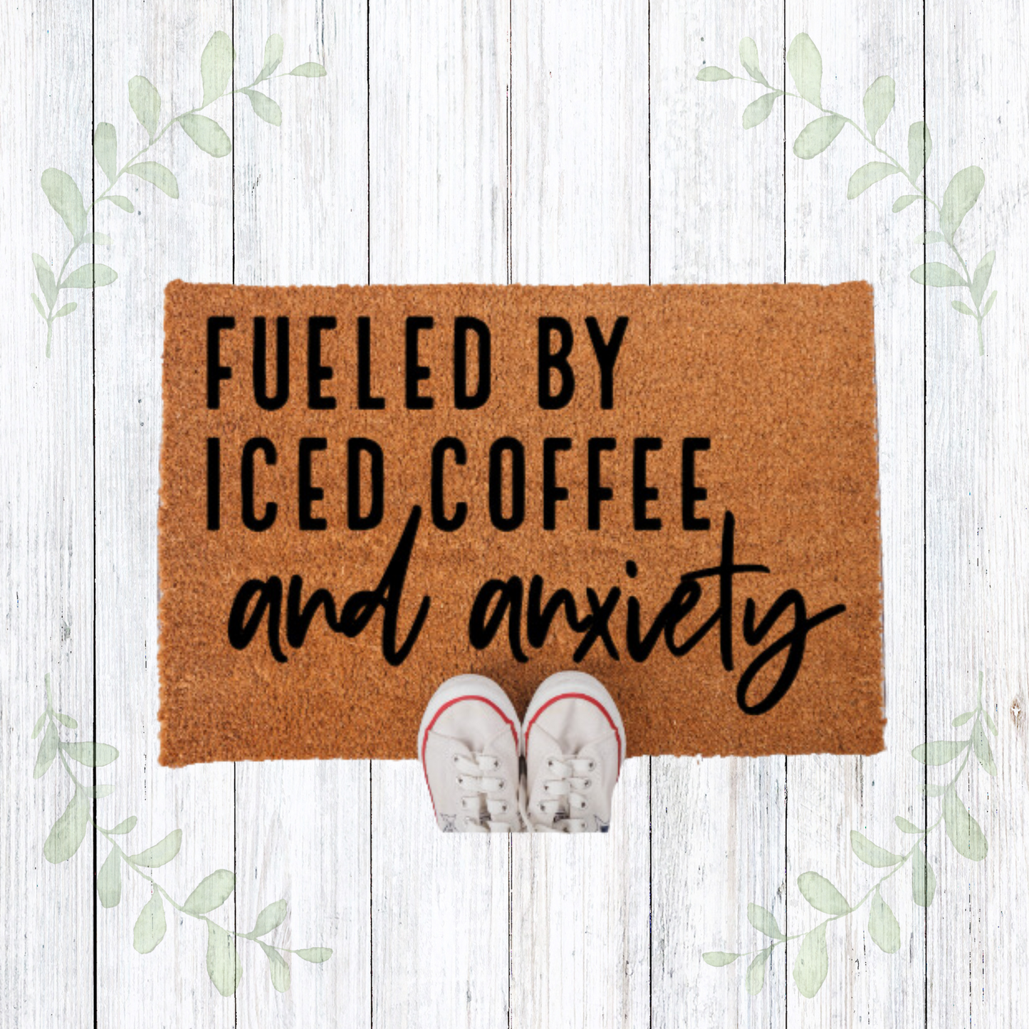 Iced Coffee & Anxiety Doormat Collection