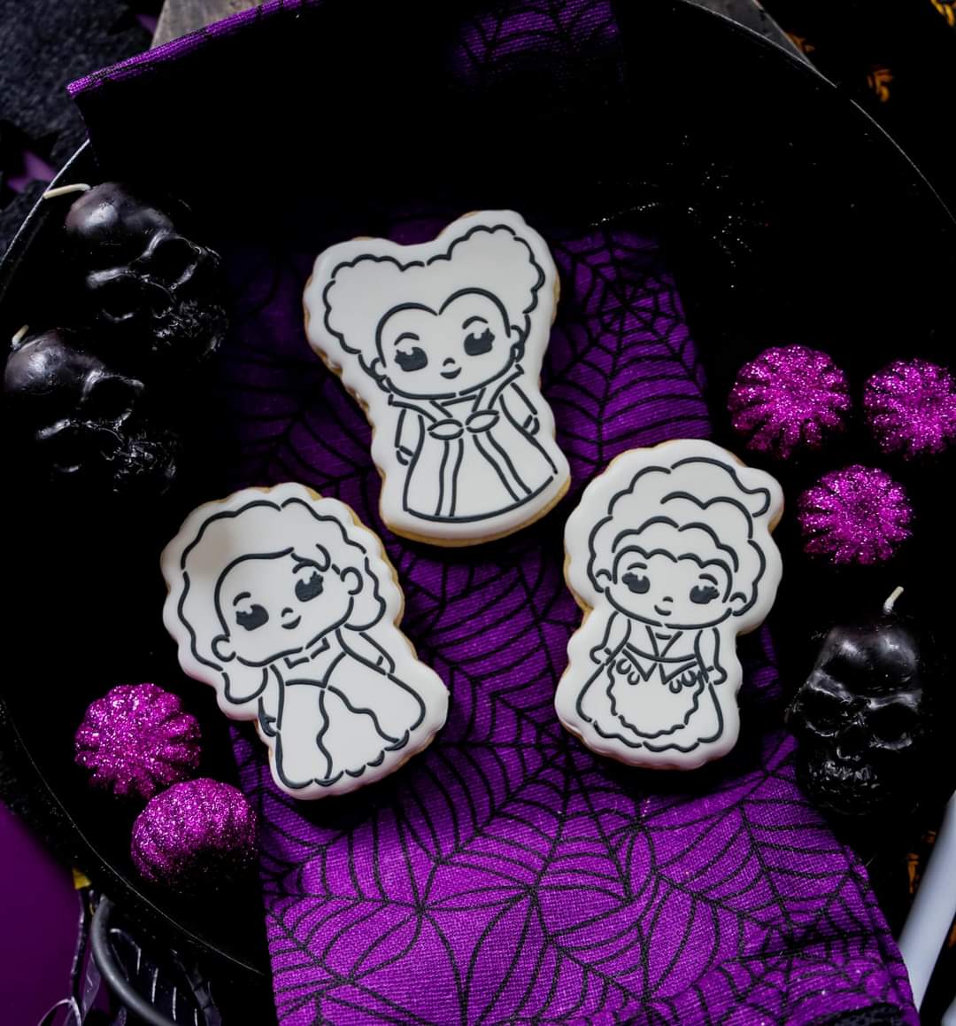 Halloween Witches 3 Sistas PYO cookies